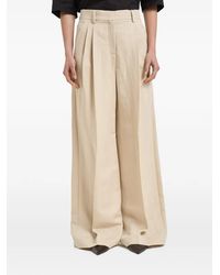 Weekend by Maxmara - Pleated Wide-Leg Trousers - Lyst