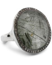 Rosa Maria - Roberta Ring Mit Quarz Und Diamanten - Lyst