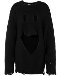 Moschino - Maglione Con Effetto Vissuto - Lyst