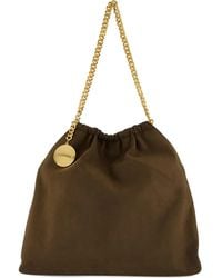 Stella McCartney - Medium Falabella Chain Drawstring Shoulder Bag - Lyst