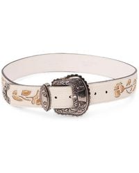 Ermanno Scervino - Ceinture À Fleurs Brodées D'Inspiration Western - Lyst