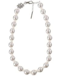 YELLOWSWALLOW - Crystal-Embellished Pearl Necklace - Lyst
