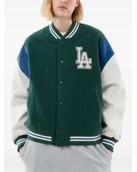KTZ - La Dodgers Mlb Varsity Jacket - Lyst