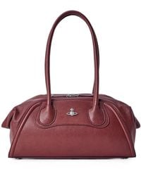 Vivienne Westwood - Small Logo-Plaque Leather Shoulder Bag - Lyst