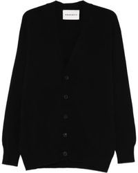 Amaranto - Cardigan À Col V - Lyst