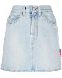 Off-White c/o Virgil Abloh - Denim Mini-Rok - Lyst
