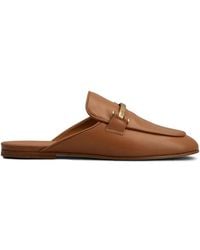 Tod's - Mules Mit Logo-Schild - Lyst