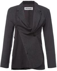 Monse - Deconstructed Lapel Tailored Jacket - Lyst