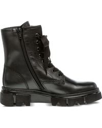 Gabor - Lace-Up Leather Boots - Lyst