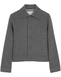 Ami Paris - Button-Down Wool And Cashmere Jacket - Lyst