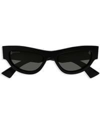 GUCCI キャットアイ サングラス ブラック Gucci サングラス キャットアイ 黒