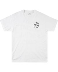 ANTI SOCIAL SOCIAL CLUB 'Kkoch' T-Shirt mit Logo-Print - Weiß