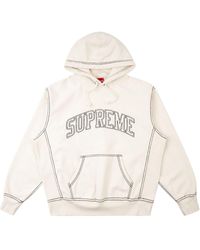 supreme hoodie crop top
