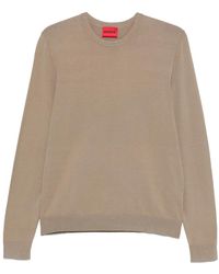 HUGO - Fine-Knit Jumper - Lyst