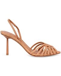 Le Silla - Embrace Panama 80Mm Woven Raffia Sandals - Lyst