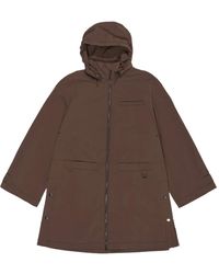 Bimba Y Lola - Hooded Zip-Up Coat - Lyst