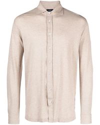 Barba Napoli - Long-Sleeve Cotton Shirt - Lyst