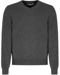 Comme des Garçons - V-Neck Wool Sweater - Lyst