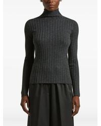 Peserico - Ribbed Roll-neck Sweater - Lyst
