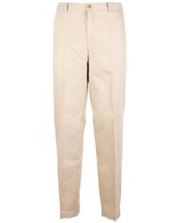 Seventy - Pressed-Crease Straight-Leg Trousers - Lyst