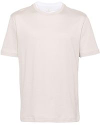 Eleventy - Gelaagd T-shirt - Lyst