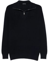 Tagliatore - Pullover mit Reißverschluss - Lyst
