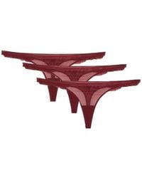 Kiki de Montparnasse - String Met Print (Set Van Drie) - Lyst