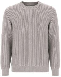 Paul & Shark - Ribbed-Knit Crew-Neck Sweater - Lyst