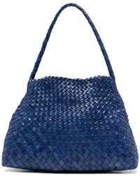Dragon Diffusion - Santa Schultertasche Aus Gewebtem Leder - Lyst