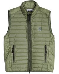 Stone Island - Compass-motif Quilted Gilet - Lyst