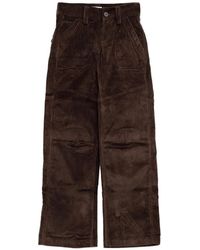 VAQUERA - Corduroy Panelled Trousers - Lyst