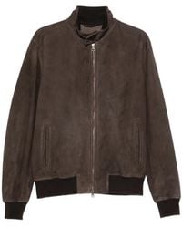 Boglioli - Zip Leather Jacket - Lyst