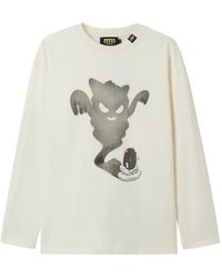Mini Cream - Graphic-Print Long-Sleeve T-Shirt - Lyst