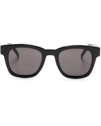 Saint Laurent - Ysl-Plaque Square-Frame Sunglasses - Lyst