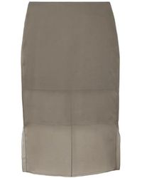 Brandon Maxwell - Brett Silk Organza Midi Skirt - Lyst