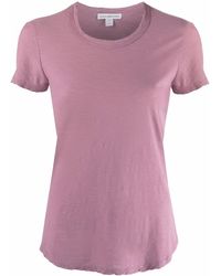 James Perse - Supima Cotton Short-Sleeved T-Shirt - Lyst