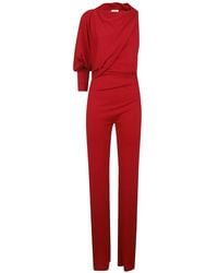 ANDAMANE - Ruched Halter-Neck Maxi Dress - Lyst