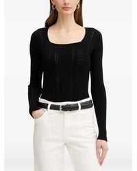 Twinset - Square-Neck Sweater - Lyst