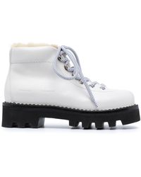 Proenza Schouler - Shearling Hiking Boots - Lyst