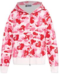 A Bathing Ape - Camouflage Zip-Up Hoodie - Lyst