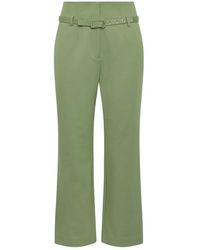 Maliparmi - Belted Straight Trousers - Lyst