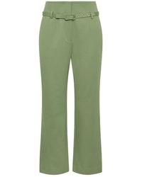 Maliparmi - Pantaloni Dritti Con Cintura - Lyst