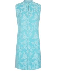 Shanghai Tang - Jacquard Mini Dress - Lyst