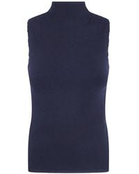 Twinset - Knitted Top With Crochet Details - Lyst