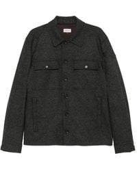 Moncler - Logo-Patch Overshirt Jacket - Lyst