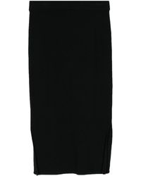 N.Peal Cashmere - サイドスリット カシミアスカート - Lyst