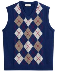 Pringle of Scotland - Chaleco De Lana De Borrego Con Cuello En V - Lyst
