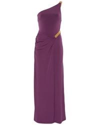 Hervé Léger - Teresa One-Shoulder Maxi Gown - Lyst