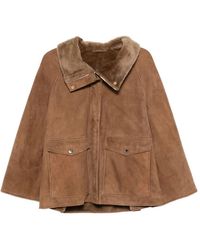 Manzoni 24 - Shearling-Collar Pocket Jacket - Lyst