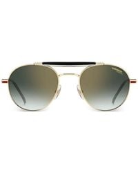 Carrera - Striped Round-Frame Sunglasses - Lyst